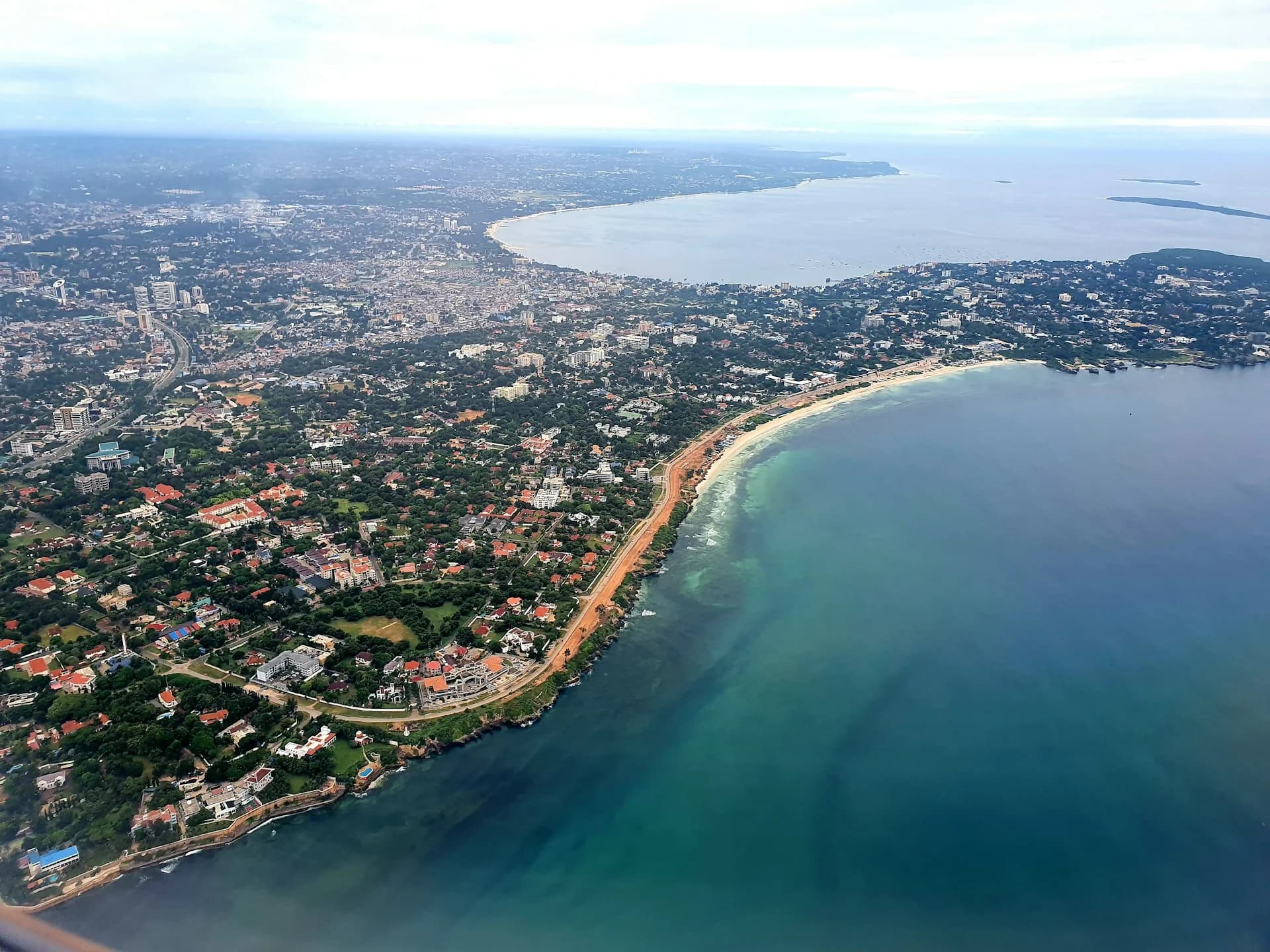 Aerial view of Dar es Salaam, Tanzania — Finsol's home market